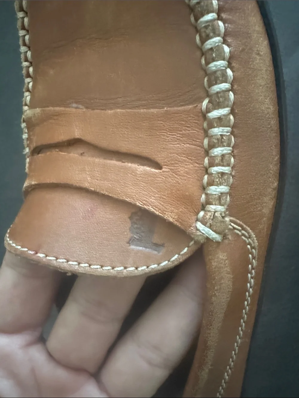 Tod's Vintage Tan Leather Penny Loafers with Vibram Soles